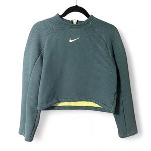 Nike Women's Teal Crew Neck Sweater